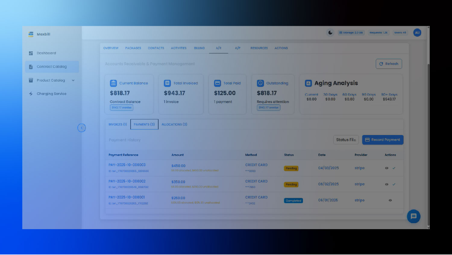 CRM Feature